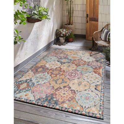THE CARPET Palma Tapis multicolore - Tapis d'extérieur - Publicité THE CARPET Palma Tapis multicolore - Tapis d'extérieur - Publicité