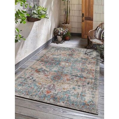 LA TAPIS Palma Multicolore 200x290cm Moderne Extérieur - Publicité LA TAPIS Palma Multicolore 200x290cm Moderne Extérieur - Publicité