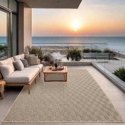 THE CARPET Kansas Beiger Outdoor-Teppich - Teppich THE CARPET Kansas Beiger Outdoor-Teppich - Teppich