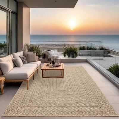 THE CARPET Kansas Beigefarben (Natur) 240x340cm - Teppich THE CARPET Kansas Beigefarben (Natur) 240x340cm - Teppich