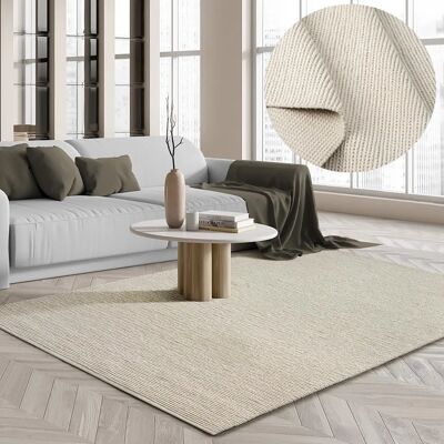 THE CARPET Premium Wool Beige 200x290cm - Teppich THE CARPET Premium Wool Beige 200x290cm - Teppich