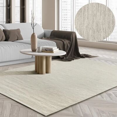 THE CARPET Boho Nature Wool Beig 250x350cm - Teppich THE CARPET Boho Nature Wool Beig 250x350cm - Teppich