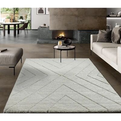 Der Teppich Bahar Shaggy - Beige - 160cm x 230cm - Hochflor Der Teppich Bahar Shaggy - Beige - 160cm x 230cm - Hochflor