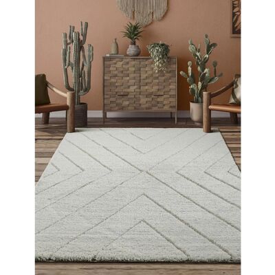 Le Tapis Bahar Shaggy - Tapis Scandinave Beige 240x340cm - Publicité Le Tapis Bahar Shaggy - Tapis Scandinave Beige 240x340cm - Publicité