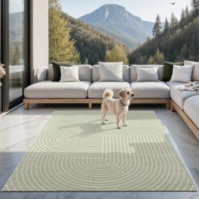 THE CARPET Santo Plus - 160x220 cm grüner Teppich THE CARPET Santo Plus - 160x220 cm grüner Teppich