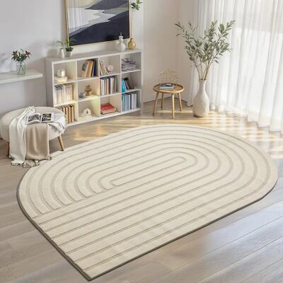 THE CARPET Everest Beigefarbener Teppich 160x230cm Moderner Teppich THE CARPET Everest Beigefarbener Teppich 160x230cm Moderner Teppich