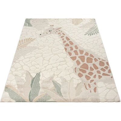 THE CARPET Everest Kids Beigefarbener Kinderzimmer-Teppich THE CARPET Everest Kids Beigefarbener Kinderzimmer-Teppich