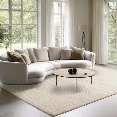 Teppich Elisa Beige - Moderner Geometrischer Teppich Teppich Elisa Beige - Moderner Geometrischer Teppich