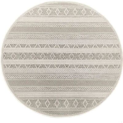 THE CARPET Calgary rond - Beige, Ø 160cm, 1mm, Tapis d'extérieur - Publicité THE CARPET Calgary rond - Beige, Ø 160cm, 1mm, Tapis d'extérieur - Publicité