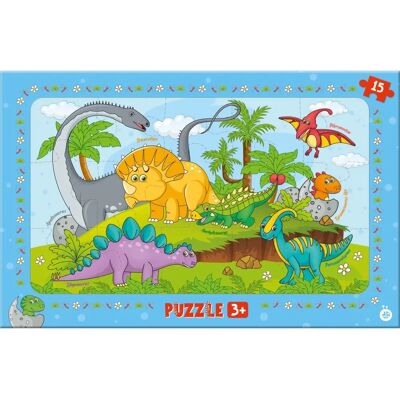 Trötsch Dinosaurier Puzzle - Lehrreich, Bunt, Kinderfreundlich Trötsch Dinosaurier Puzzle - Lehrreich, Bunt, Kinderfreundlich