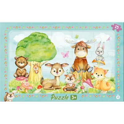 Trötsch Waldfreunde Puzzle Rahmen - Kinderspielzeug Trötsch Waldfreunde Puzzle Rahmen - Kinderspielzeug