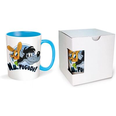 Trötsch Hase & Wolf Nu pogodi Keramiktasse - Cartoon Geschenk Trötsch Hase & Wolf Nu pogodi Keramiktasse - Cartoon Geschenk