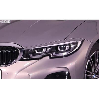 RDX RACEDESIGN Black Headlight Eyebrows for BMW G20 G21 - Car Headlight Eyebrows RDX RACEDESIGN Black Headlight Eyebrows for BMW G20 G21 - Car Headlight Eyebrows