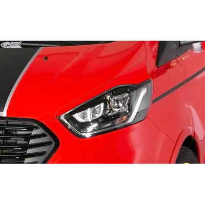 RDX Scheinwerferklappen - Schwarz - Für Ford Transit Custom & Tourneo Custom RDX Scheinwerferklappen - Schwarz - Für Ford Transit Custom & Tourneo Custom