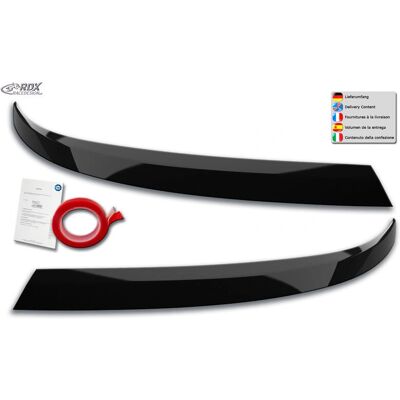 RDX Volkswagen Transporter T6.1 2021 - Black Glossy Headlight Bezel RDX Volkswagen Transporter T6.1 2021 - Black Glossy Headlight Bezel