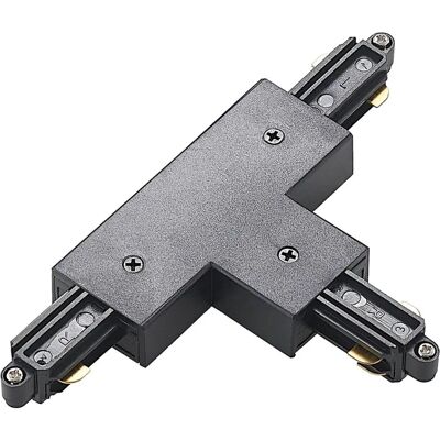Connecteur T Lindby Système de rail Monophasé Noir Connecteur T Lindby Système de rail Monophasé Noir