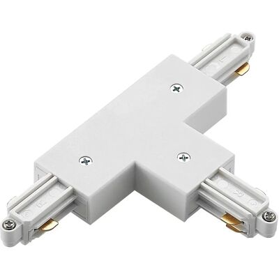 Connecteur en T Lindby, monofase, blanc - Connecteur électrique Connecteur en T Lindby, monofase, blanc - Connecteur électrique
