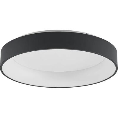 Arcchio - Nowoczesna czarna okrągła lampa sufitowa 60cm - Lampa sufitowa Arcchio - Nowoczesna czarna okrągła lampa sufitowa 60cm - Lampa sufitowa