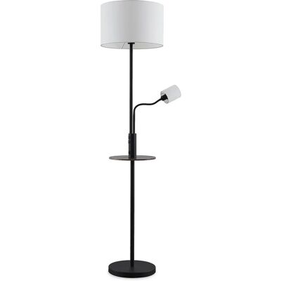 Lindby Aovan lampa podłogowa z USB, Czarna, Metal, Nowoczesna - Lampa podłogowa Lindby Aovan lampa podłogowa z USB, Czarna, Metal, Nowoczesna - Lampa podłogowa