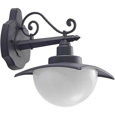Lindby Elinda Lampada da Parete Esterno - Alluminio Nero - IP44 Lindby Elinda Lampada da Parete Esterno - Alluminio Nero - IP44