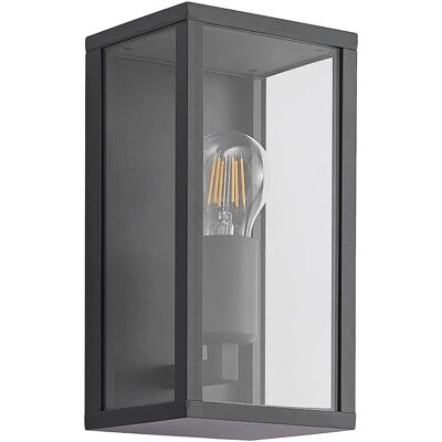Lindby Peldar utomhusvägglampa - IP44, Mörkgrå Lindby Peldar utomhusvägglampa - IP44, Mörkgrå