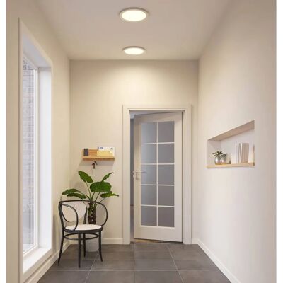 Prios Aureka Ceiling Light - Modern, White, 22.5cm/33cm - Ceiling Lamp Prios Aureka Ceiling Light - Modern, White, 22.5cm/33cm - Ceiling Lamp