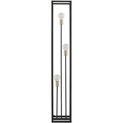 Lindby Tiliane lampa stojąca - Nowoczesny czarny metal 3 źródła światła Lindby Tiliane lampa stojąca - Nowoczesny czarny metal 3 źródła światła