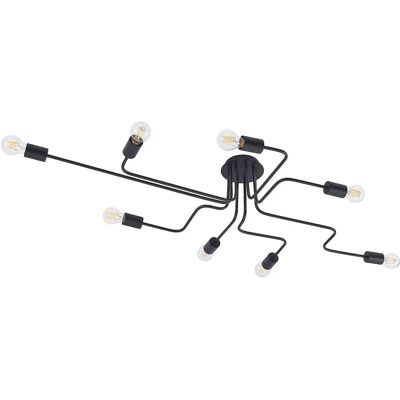Lindby Elimar Vintage Lampa sufitowa - 8 E27 Gniazdka Lindby Elimar Vintage Lampa sufitowa - 8 E27 Gniazdka