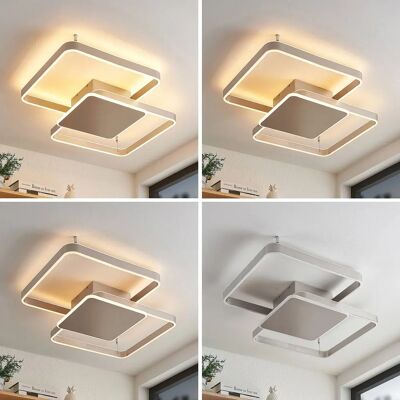 Lucande Kadira Plafonnier Gris 70cm - Éclairage de Plafond Lucande Kadira Plafonnier Gris 70cm - Éclairage de Plafond