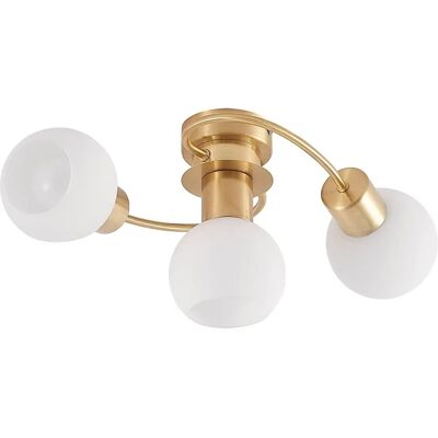 Lindby Ciala Moderna Dorato 3 Luci Lampada a Soffitto - Lampada da soffitto Lindby Ciala Moderna Dorato 3 Luci Lampada a Soffitto - Lampada da soffitto