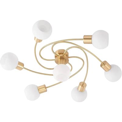 Lindby Guld Loftlampe 7 Lys - Loftlampe Lindby Guld Loftlampe 7 Lys - Loftlampe