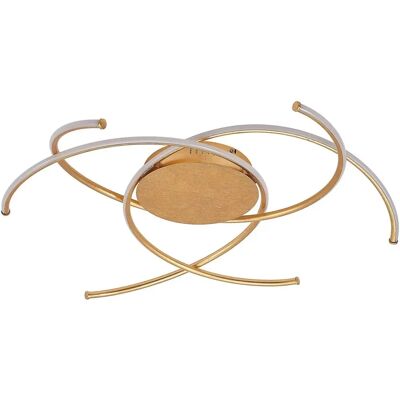 Lindby Yareli Oro Lampada da Soffitto LED Moderna - Plafon Lindby Yareli Oro Lampada da Soffitto LED Moderna - Plafon