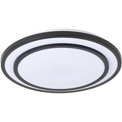 Lindby Essina Nowoczesny Czarny Metalowy Plafon LED Lindby Essina Nowoczesny Czarny Metalowy Plafon LED