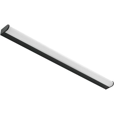 Lindby Ulisan Wall Lamp - Modern Black Aluminum Bathroom Light Lindby Ulisan Wall Lamp - Modern Black Aluminum Bathroom Light