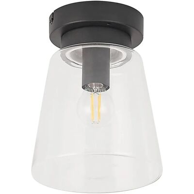 Lindby Carmalin Modern Black Metal Ceiling Lamp - Ceiling Light Lindby Carmalin Modern Black Metal Ceiling Lamp - Ceiling Light