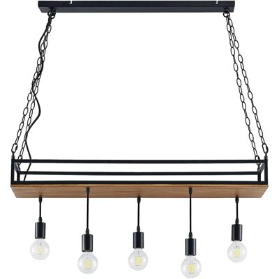Lindby Vintage 5-lampowa lampa wisząca - Wnętrze Lindby Vintage 5-lampowa lampa wisząca - Wnętrze