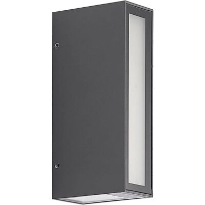 PRIOS Loriava Lampada da Parete - Luce LED Esterna Grigia PRIOS Loriava Lampada da Parete - Luce LED Esterna Grigia