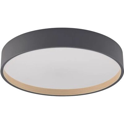 Lindby - Szara LED Lampa sufitowa - 50cm - Lampa sufitowa Lindby - Szara LED Lampa sufitowa - 50cm - Lampa sufitowa