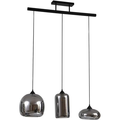 Lindby Arloris Pendellampe - Rauchglas, 3 Leuchten Lindby Arloris Pendellampe - Rauchglas, 3 Leuchten