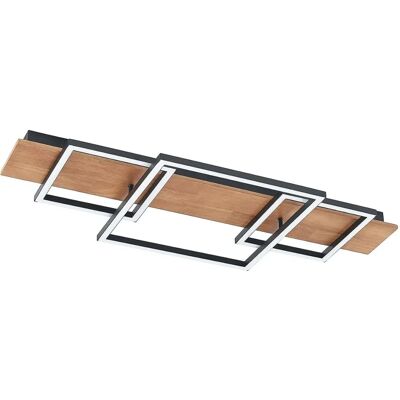 Lucande - LED Loftlampe Chariska - Moderne Trædesign - Til Stue & Spiseområde - 95cm Lucande - LED Loftlampe Chariska - Moderne Trædesign - Til Stue & Spiseområde - 95cm