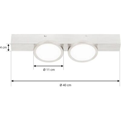 Lucande Kellino Modern Grey Ceiling Light - Ceiling Lamp Lucande Kellino Modern Grey Ceiling Light - Ceiling Lamp