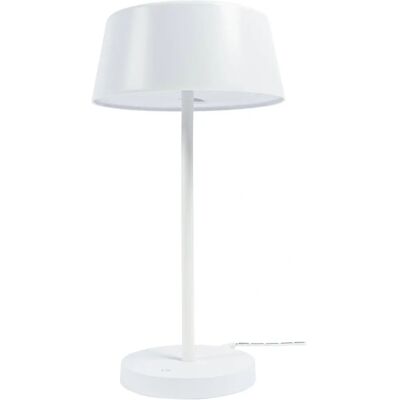 Lindby Milica Lámpara de Mesa Blanca Táctil Regulable Lindby Milica Lámpara de Mesa Blanca Táctil Regulable