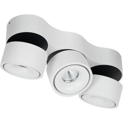 Lampada a soffitto bianca Arcchio con lenti - 3 luci Lampada a soffitto bianca Arcchio con lenti - 3 luci