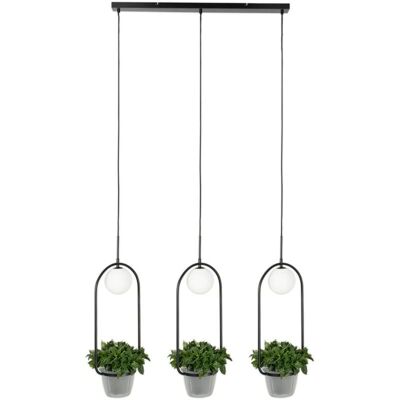 Lindby Orna Pendellampe - Modern Schwarz, 3 Leuchten, G9 - Wohnzimmer & Esszimmer Lindby Orna Pendellampe - Modern Schwarz, 3 Leuchten, G9 - Wohnzimmer & Esszimmer