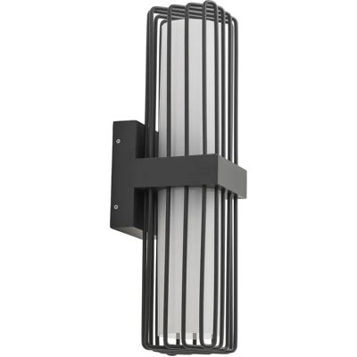 Lucande Schwarze Außenwandlampe Chandan - Moderne Außenleuchte Lucande Schwarze Außenwandlampe Chandan - Moderne Außenleuchte