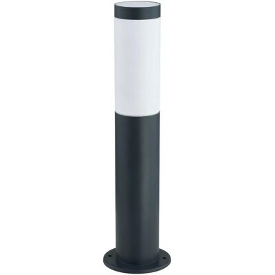 Lindby Statius Stainless Steel Opal Outdoor Wall Lamp - Black, Transparent Lindby Statius Stainless Steel Opal Outdoor Wall Lamp - Black, Transparent