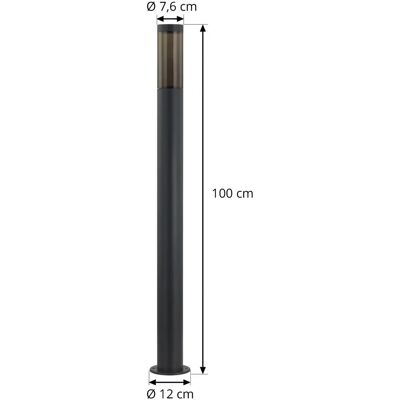 Lindby Statius Außenleuchte - Schwarz Metall - IP44 - Modernes Design Lindby Statius Außenleuchte - Schwarz Metall - IP44 - Modernes Design