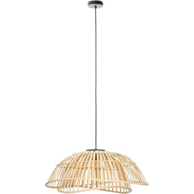 Lindby Dabila Bambus hængelampe - Ø 62cm - E27 - Brun Lindby Dabila Bambus hængelampe - Ø 62cm - E27 - Brun