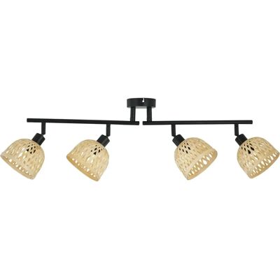 Lindby Youstin Bambus-Spot - E14 4-Lampen Decken & Wandleuchte Lindby Youstin Bambus-Spot - E14 4-Lampen Decken & Wandleuchte