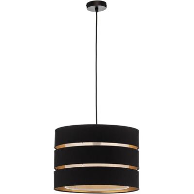 Lindby Tsomo Riippuvalaisin - Musta Tekstiili, 40cm Lindby Tsomo Riippuvalaisin - Musta Tekstiili, 40cm